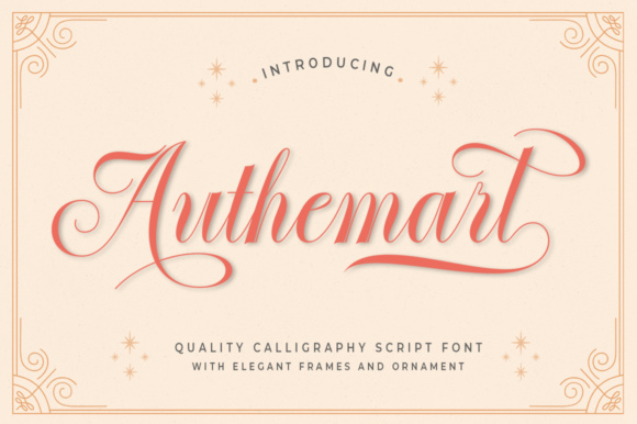 Authemart Script: A Timeless Script Font for Editorial Design