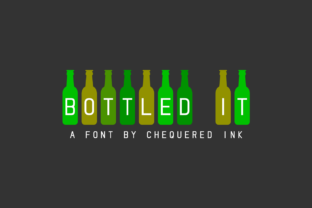 Bottled It: A Decorative Font for Drink-Themed Branding and Social Media