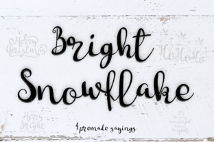 Bright Snowflakes: A Script Handwritten Font for Seasonal Branding and Digital Campaigns