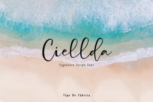 Ciellda: A Script Font for Editorial Design and Creative Branding