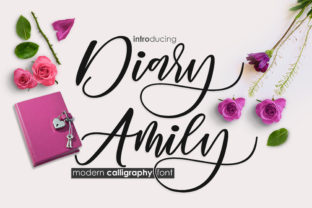 Diary Amily: A Script Font for Handmade Creators