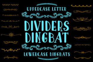 Dividers Dingbat: A Font That Elevates Branding with Playful Elegance