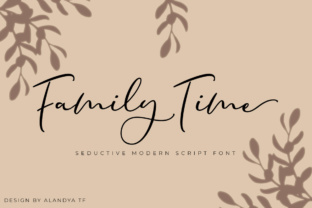 Family Time: A Script Font That Elevates Digital Branding