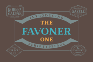Favoner One: A Serif Font for Timeless Branding