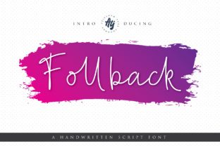 Follback Script Font for Modern Web Design