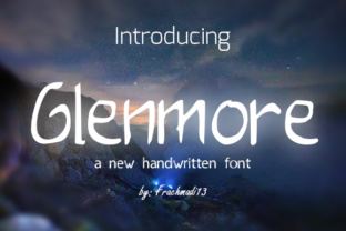 Glenmore: A Script Handwritten Font for Digital Branding and Web Design