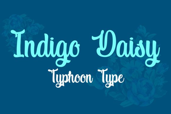 Indigo Daisy: A Script Handwritten Font for Creative Product Design