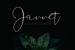 Jannet: A Script Handwritten Font for Creative Branding