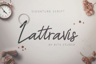 Lattravis Script: A Font That Breathes Life into Handmade Creations