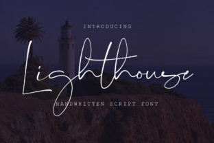 Lighthouse Script: A Modern Cursive Font for Editorial Design