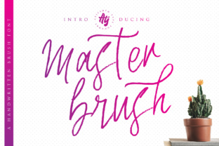 Master Brush: A Script Handwritten Font for Creative Crafters