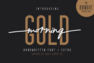 Morning Gold: A Script Font for Editorial Elegance
