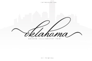 Oklahoma Script Font for Creative Branding and Design
