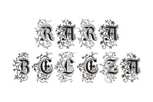 Rara Beleza: A Timeless Blackletter Font for Handmade Creators