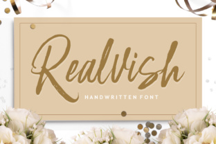 Realvish: A Script Handwritten Font for Editorial Design and Branding