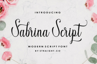 Sabrina Script: A Font That Breathes Life into Handmade Creations
