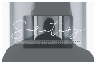 Sanitary: A Script Handwritten Font for Elegant Branding