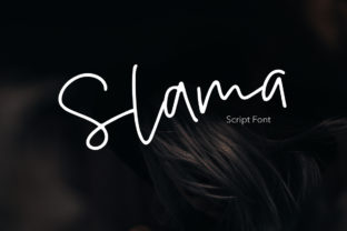 Slama: A Script Handwritten Font for Elegant Branding and Creative Design