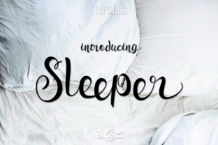 Sleeper: A Script Handwritten Font for Creative Crafters