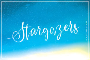 Stargazers: A Script Font for Feminine Branding and Campaign Design