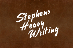 Stephens Heavy Writing Font Review